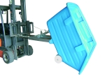 Tolva autobasculante PVC 750 litros con ruedas 1