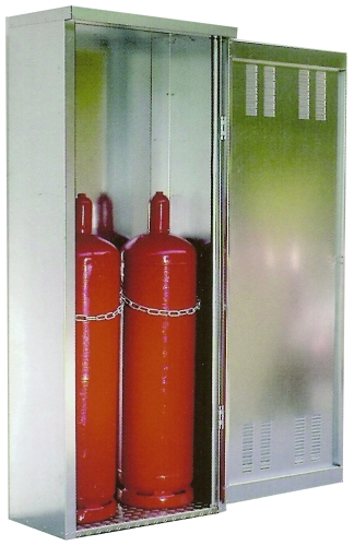 Caseta  botellas de gas. 2