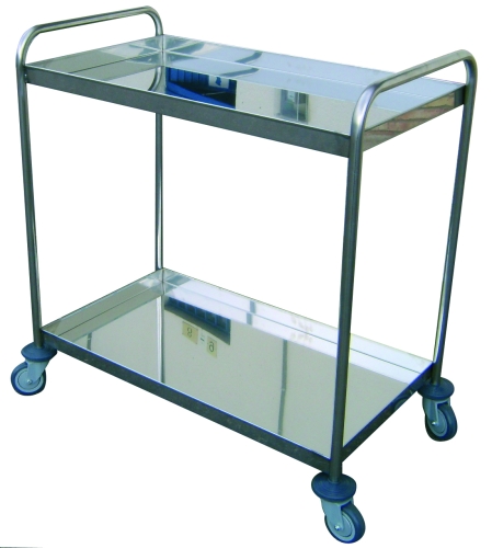 Carro 2 bandejas inox. 2