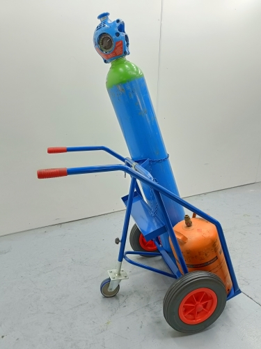Carro 2 botellas soldadura trípode 4