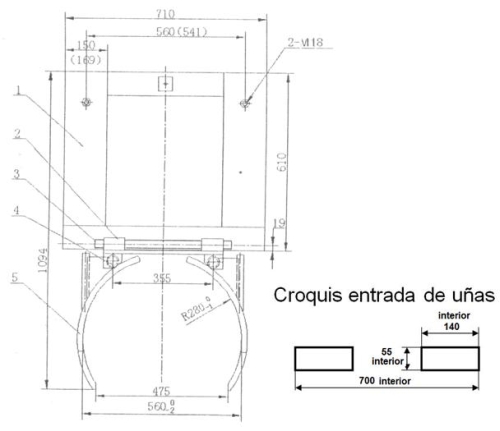Implemento bidón vertical (bidón de chapa ) 4