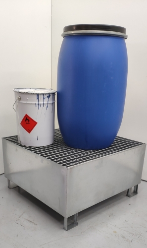 Cubeta galvanizada 1 bidon 2