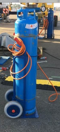 Carro 1 botella. Ruedas Impinchables 4
