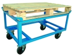 Soporte palets alto 650 m. Ruedas de goma maciza 1