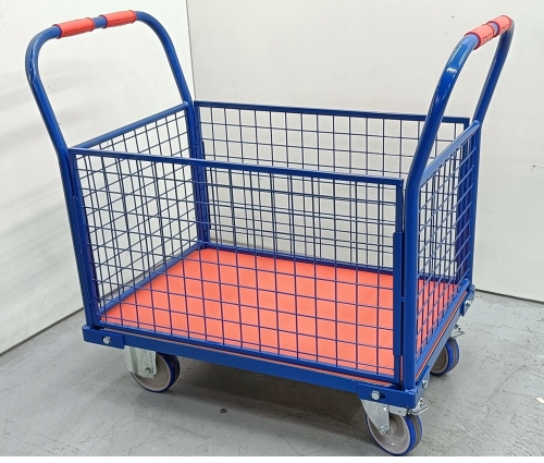 Plataforma malla 910 x 610. Ruedas macizas 2
