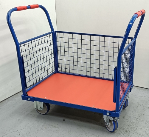 Plataforma malla 910 x 610. Ruedas macizas 4