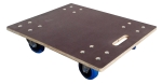 Base de madera antideslizante con ruedas 600 x 480. 1