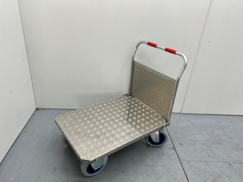 Plataforma aluminio 1.000 x 705. Ruedas impinchables 5