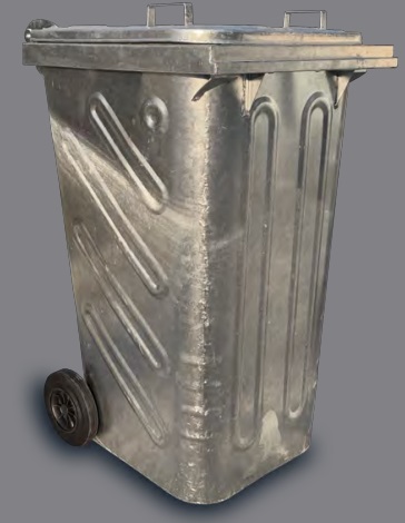 Cubo Galvanizado de 240 Lts. 2