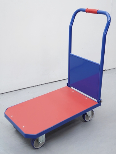 Plataforma abatible 750 x 450. Ruedas macizas 2