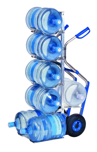 Carro de aluminio 7 bidones de agua 2