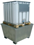 Cubeta galvanizada 1.000 l. 1