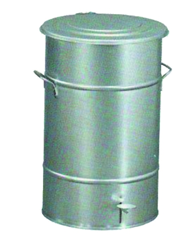 Cubo con pedal galvanizado 70 lts 2
