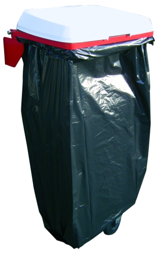 Soporte bolsa basura pared 2