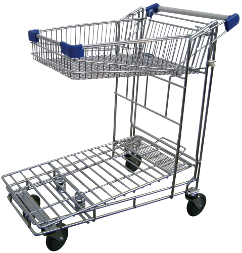 Plataforma encajable malla con cesta 2