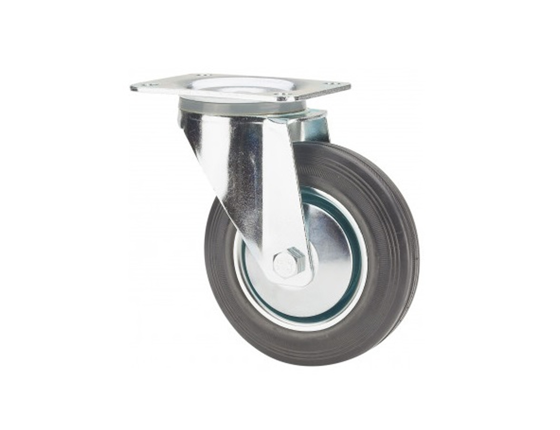 ALEX RUEDAS TW0026 GIRAT. 125MM GOMA 100 KG 1