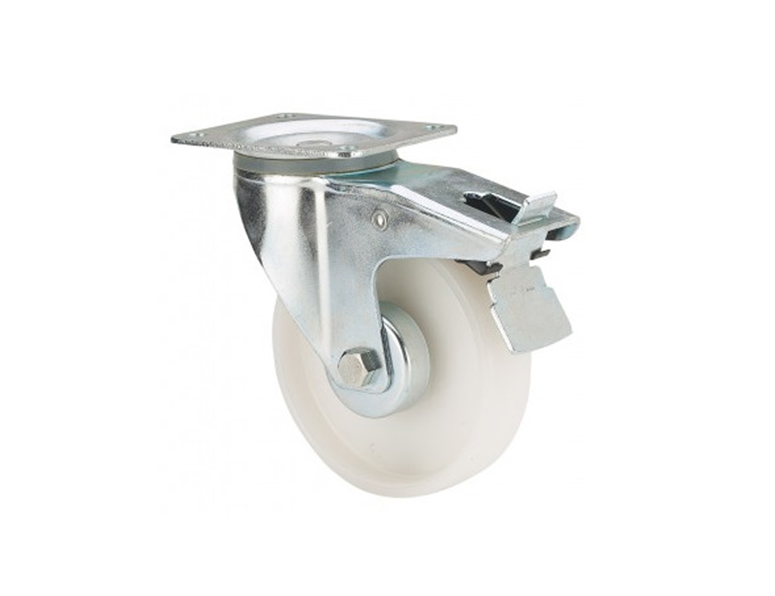 ALEX RUEDAS TW0054 GIRAT.FRENO 125MM NYLON 160 KG 1