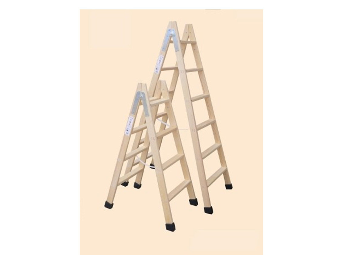 ESCALERA MADERA 8 PELDAÑOS ANCHOS 2