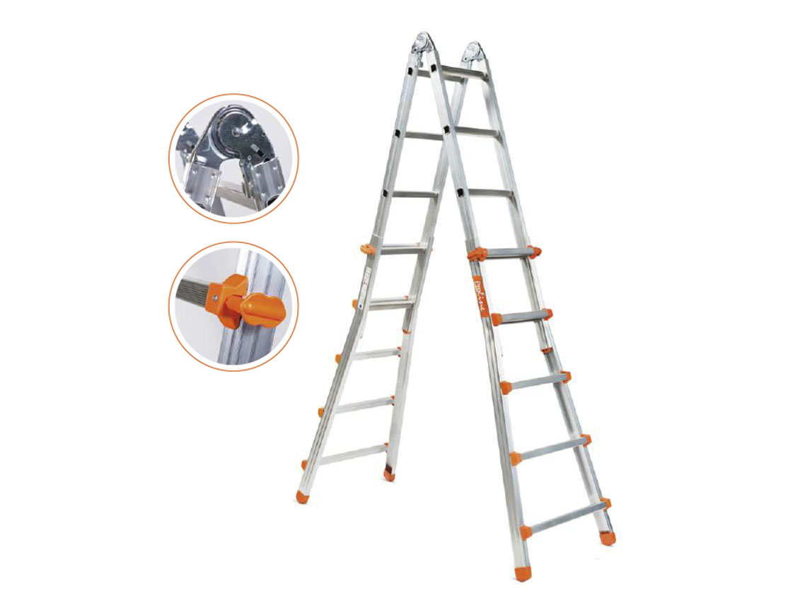 ESCALERAS MULTIUSOS ALUMINIO INTEGRAL 5X5 1