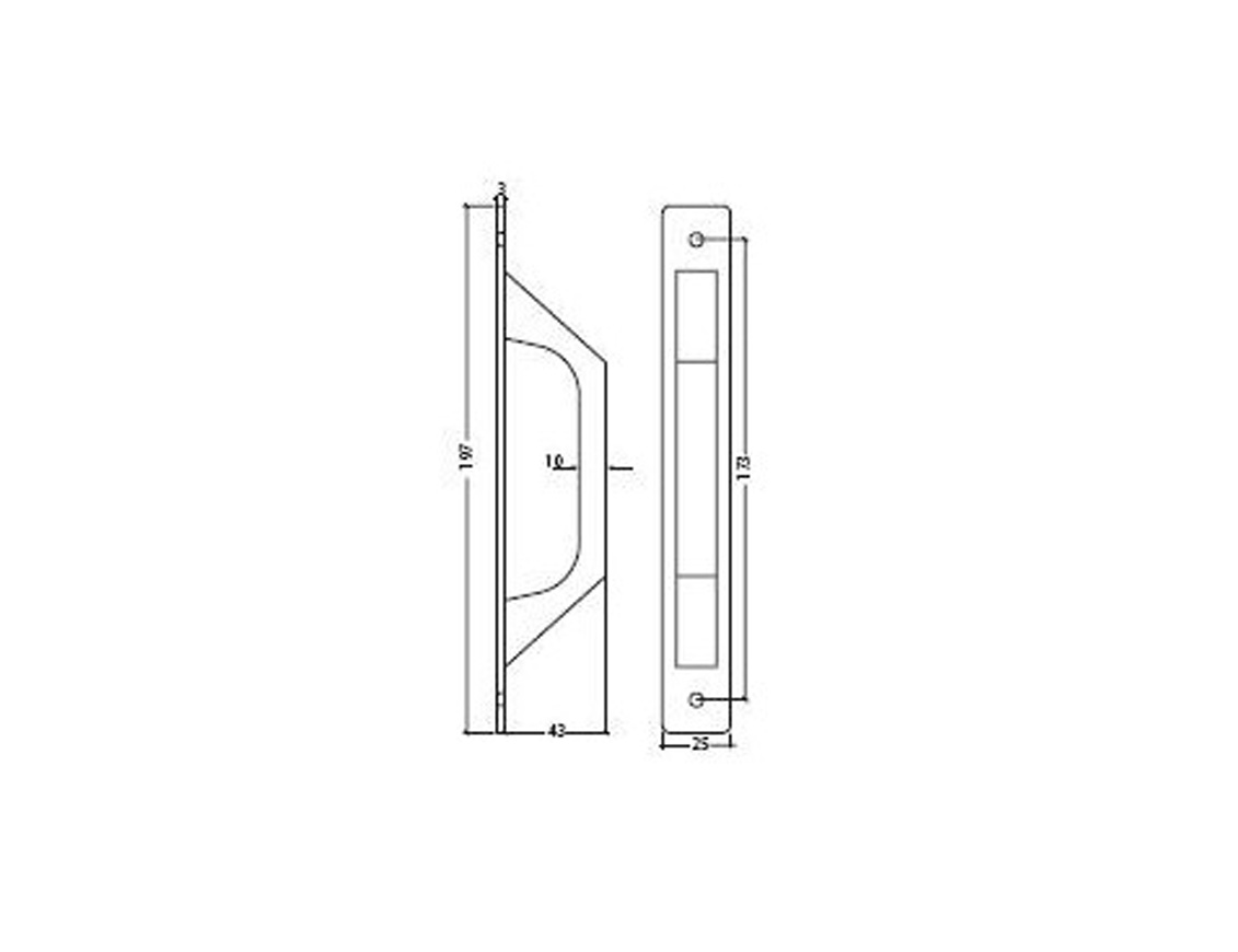TOVIC TIRADOR ALUMINIO REF.1006 NEGRO 3