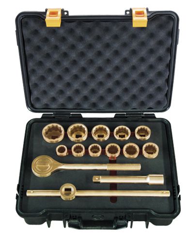 JUEGO LLAVES VASO 14 PIEZAS 3/4" AL-BR 1