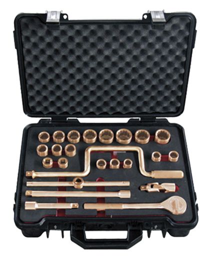 JUEGO LLAVES VASO 24 PIEZAS 1/2" CU-BE 1