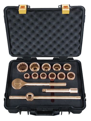 JUEGO LLAVES VASO 14 PIEZAS 3/4" CU-BE 1
