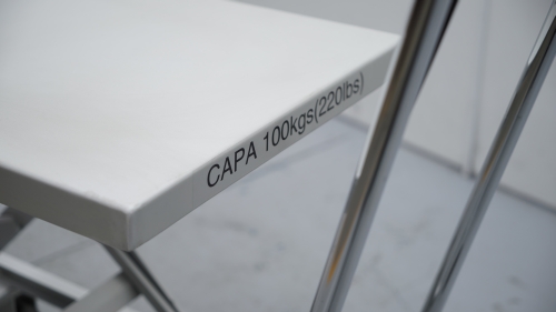 Mesa elevadora manual ALUMINIO 100 kg 4