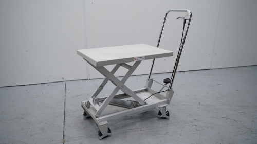 Mesa elevadora manual ALUMINIO 100 kg 2