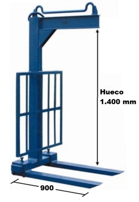Portapalet uñas móviles 1.500 kg 3