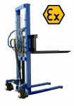 Apilador ATEX manual 1.000 Kg a 1.600 mm para Atmósferas Explosivas 1