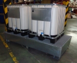Cubeta galvanizada 2 depósitos 1.000 lts 1