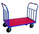 Plataforma 2 asas 1210 x 710. Ruedas macizas 1