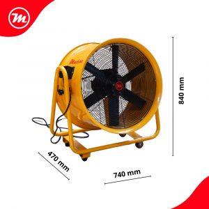 HURRICANE SHT-60 D 600 mm – 17.400 m³/h – Ventilador industrial 3