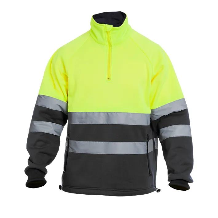 SUDADERA DE ALTA VISIBILIDAD COMBINADA CON CREMALLERA CHILL HV 11