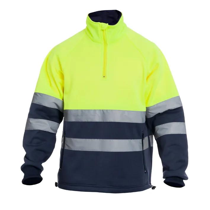 SUDADERA DE ALTA VISIBILIDAD COMBINADA CON CREMALLERA CHILL HV 1