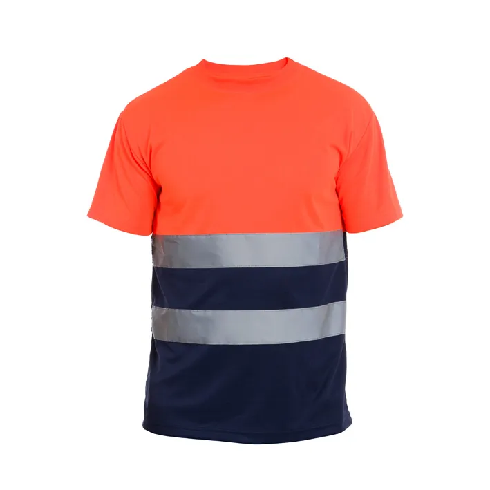 Camiseta de manga corta de alta visibilidad combinada HILL HV 5