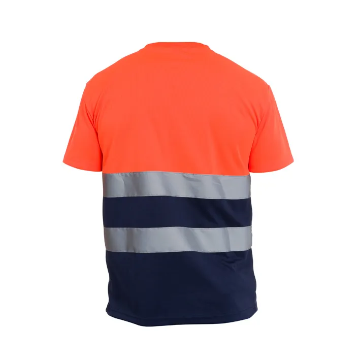 Camiseta de manga corta de alta visibilidad combinada HILL HV 6