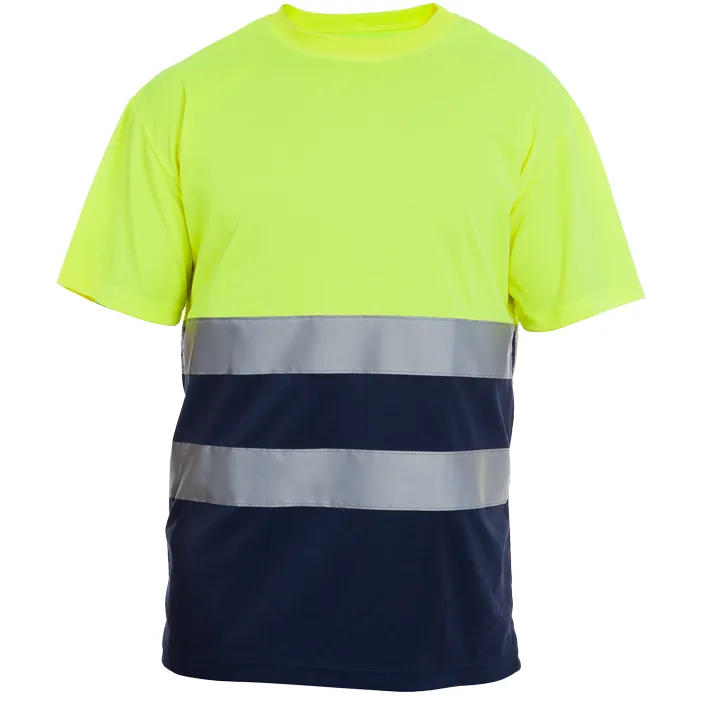 Camiseta de manga corta de alta visibilidad combinada HILL HV 1