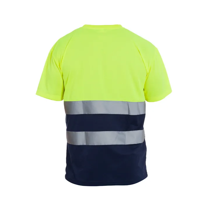 Camiseta de manga corta de alta visibilidad combinada HILL HV 2