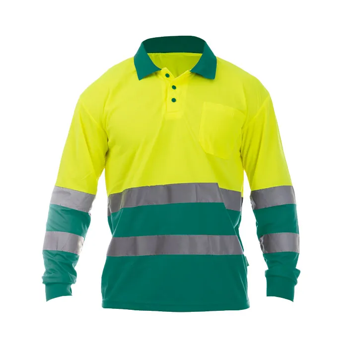 POLO DE MANGA LARGA DE ALTA VISIBILIDAD COMBINADO OCEAN HV POLO LS 15