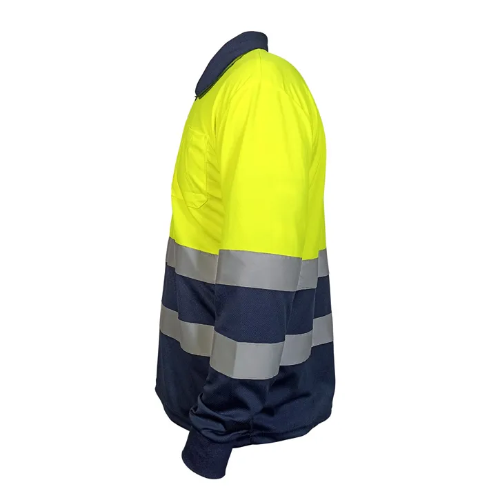 POLO DE MANGA LARGA DE ALTA VISIBILIDAD COMBINADO OCEAN HV POLO LS 3