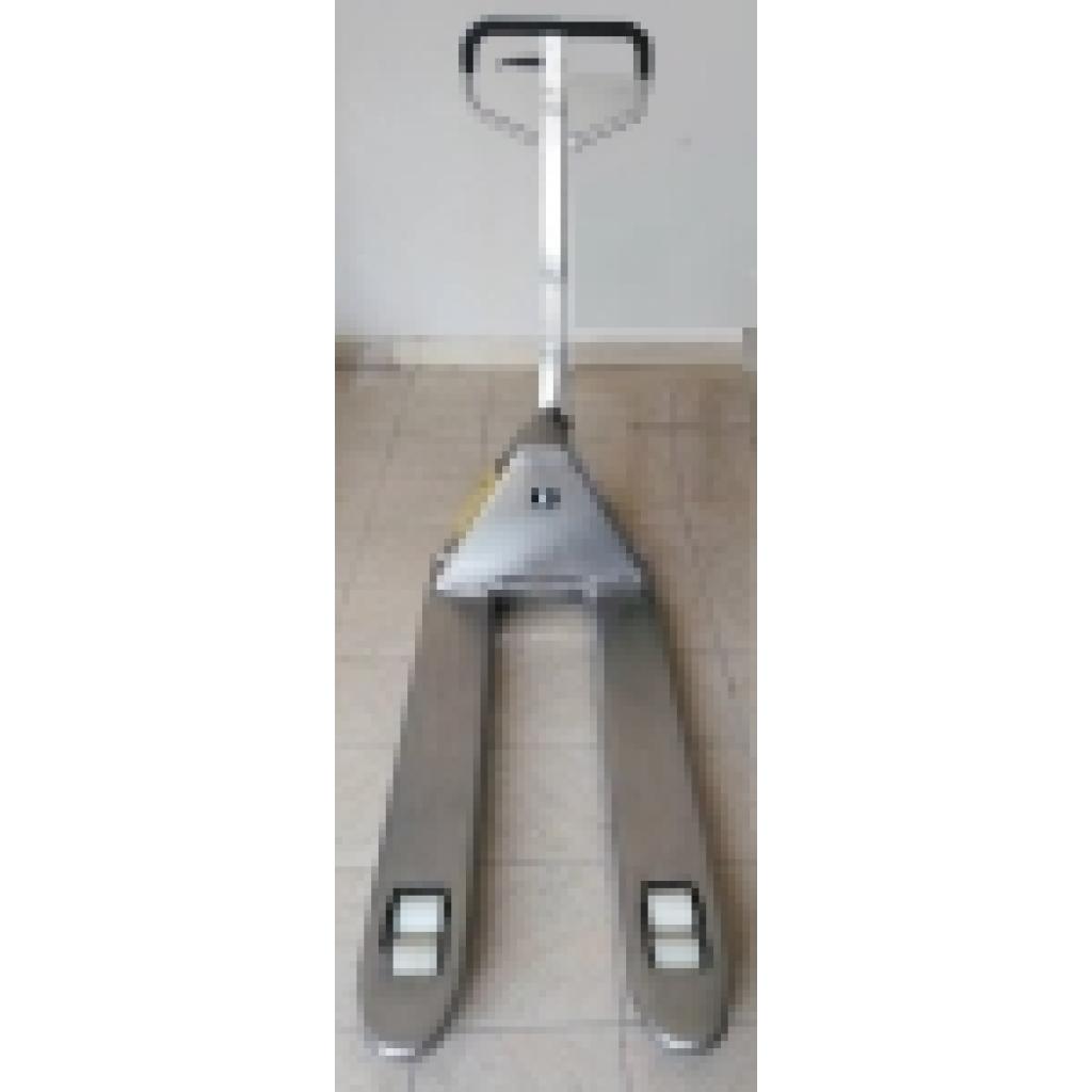 Transpaleta inoxidable uñas 1.150 x 540
