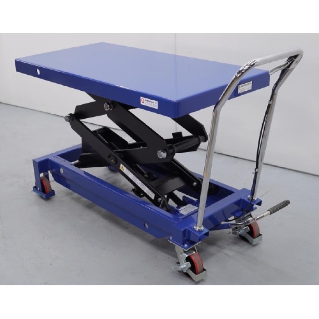 Mesa elevadora manual 1.000 kg, asa desmontable 4