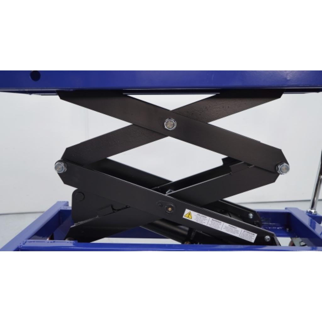 Mesa elevadora manual 1.000 kg, asa desmontable 5