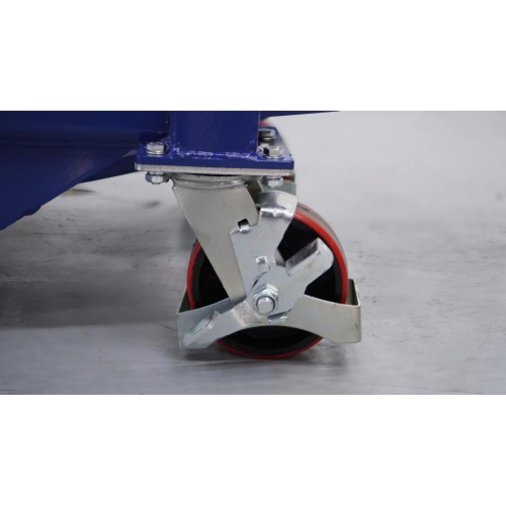 Mesa elevadora manual 1.000 kg, asa desmontable 6