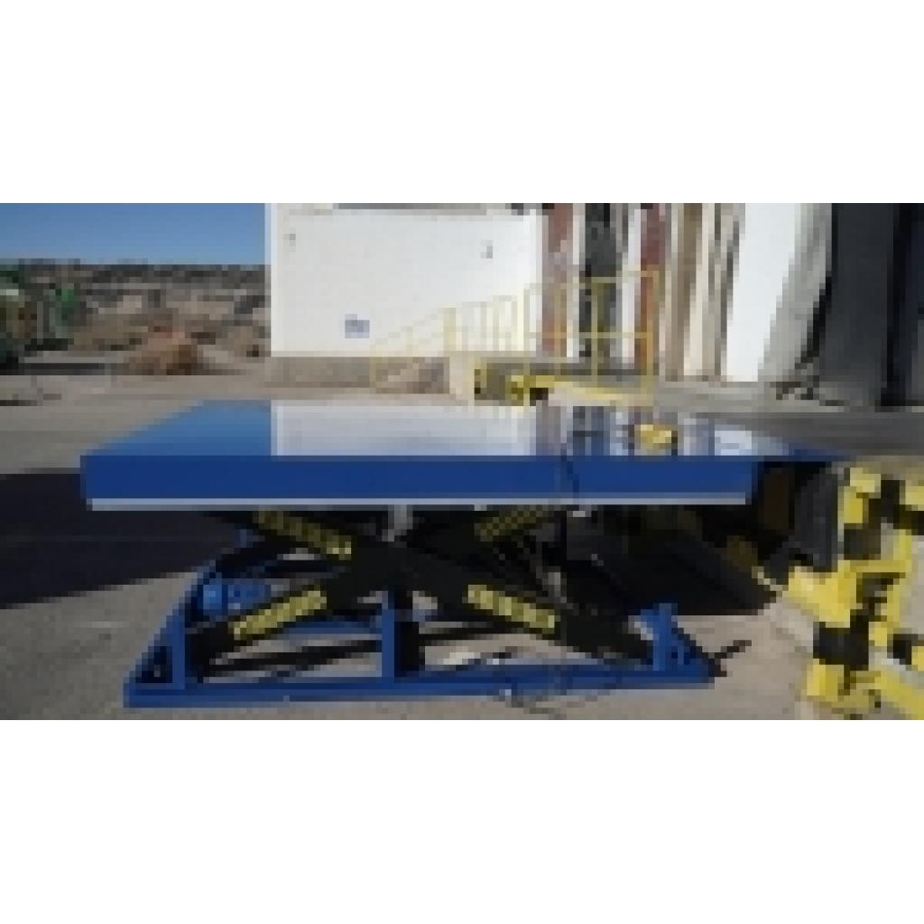 Mesa elevadora eléctrica 4.000 kg. 2500 x 2000 mm. + 400mm. solapa