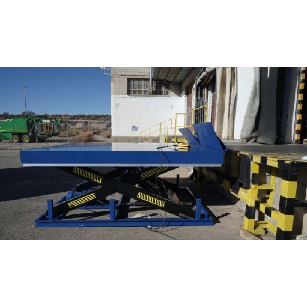 Mesa elevadora eléctrica 4.000 kg. 2500 x 2000 mm. + 400mm. solapa 4
