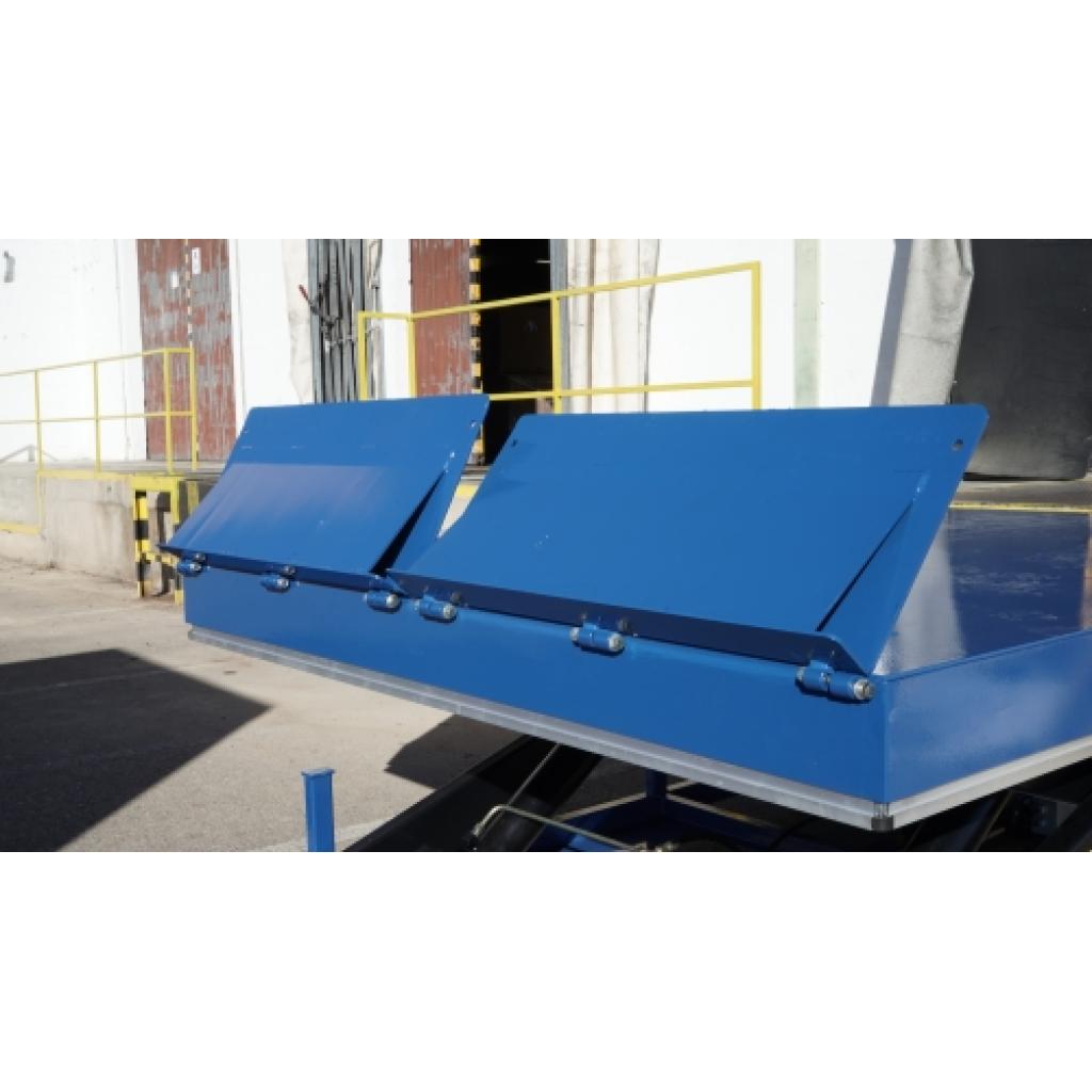 Mesa elevadora eléctrica 4.000 kg. 2500 x 2000 mm. + 400mm. solapa 6