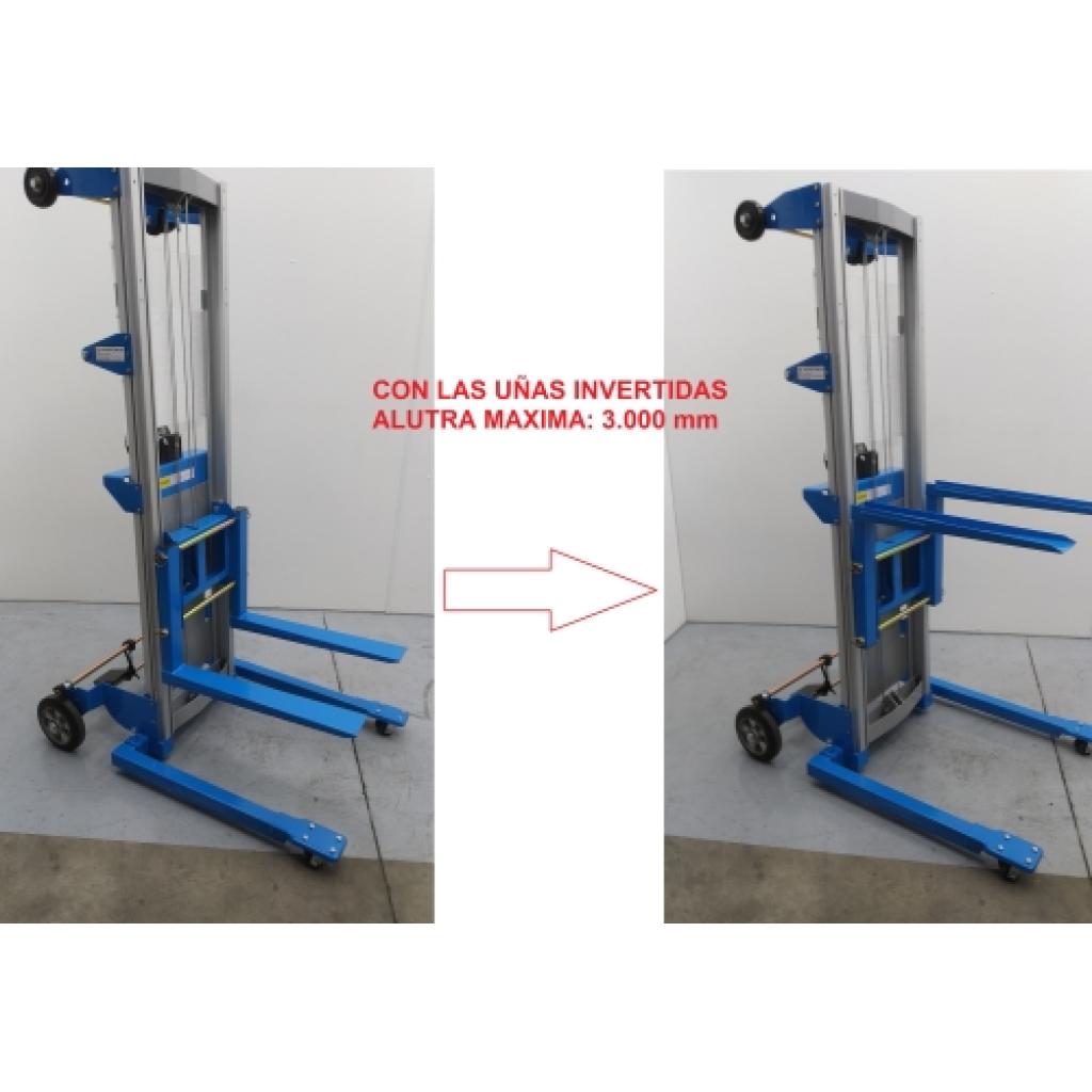 Apilador aluminio eleva a 2.500 mm 6